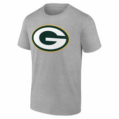 Green Bay Packers Big & Tall Team Authentic Custom T-Shirt - Gray - NFL