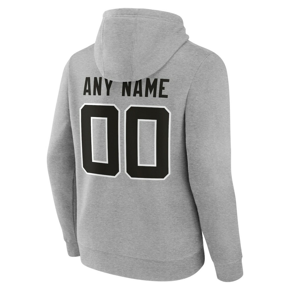 Jacksonville Jaguars Big & Tall Team Authentic Custom Hoodie - Gray - NFL