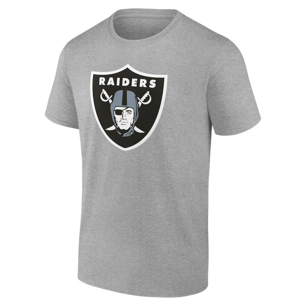 Las Vegas Raiders Big & Tall Team Authentic Custom T-Shirt - Gray - NFL