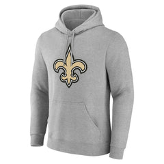 New Orleans Saints Big & Tall Team Authentic Custom Hoodie - Gray - NFL