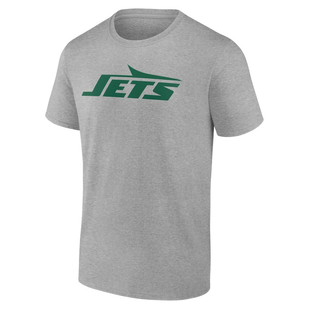 New York Jets Big & Tall Team Authentic Custom T-Shirt - Gray - NFL