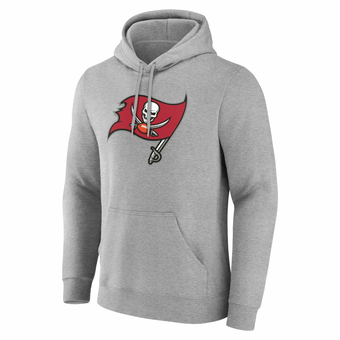 Tampa Bay Buccaneers Big & Tall Team Authentic Custom Hoodie - Gray - NFL