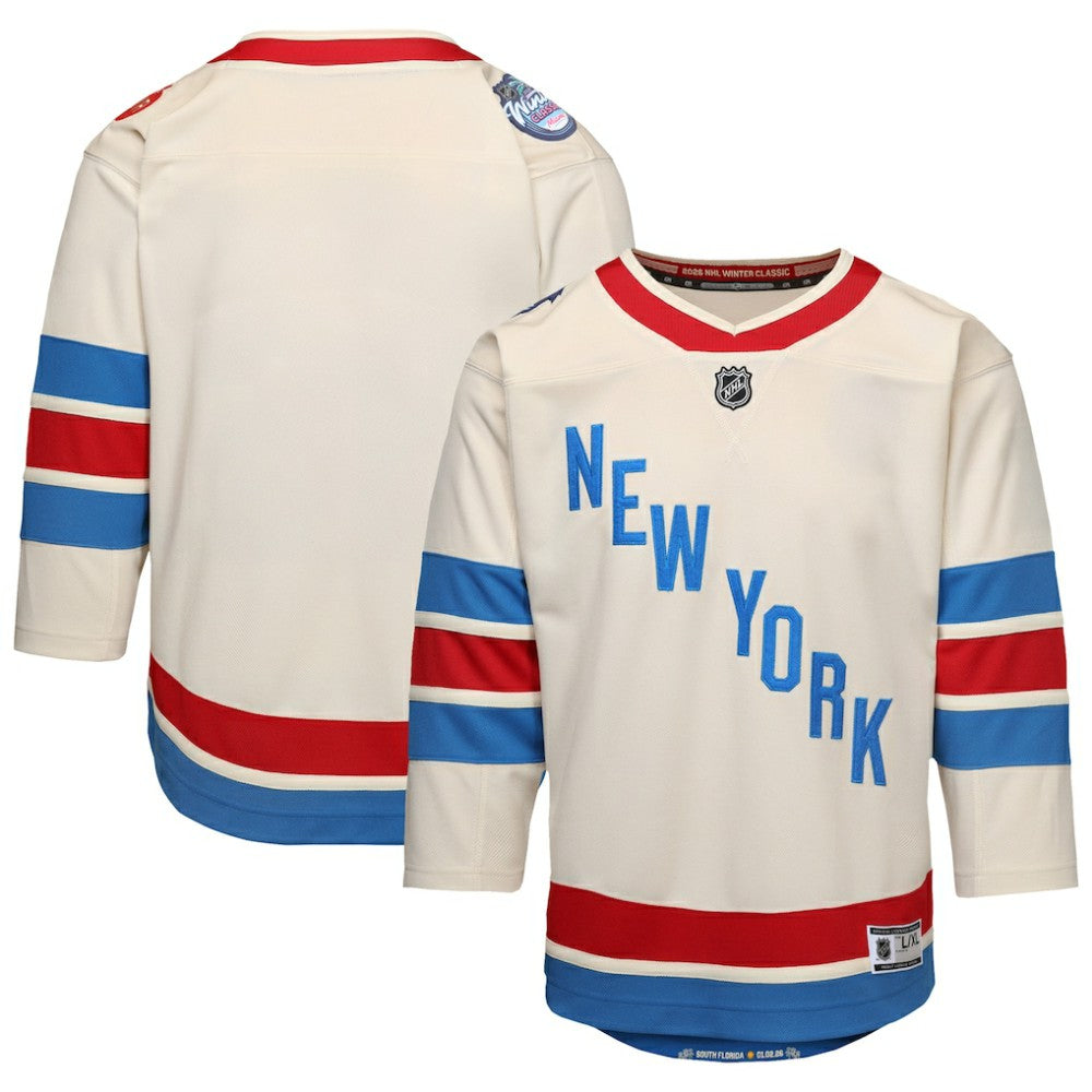 New York Rangers Outerstuff Youth 2026 NHL Winter Classic Premier Jersey - White | NHL on sale