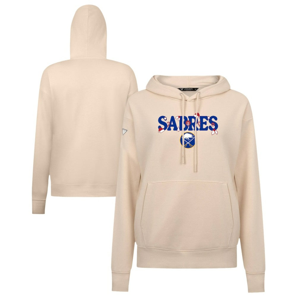 Buffalo Sabres Levelwear Women's Festive Holiday Adorn Hoodie - Khaki | NHL discount