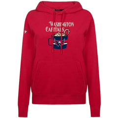 Washington Capitals Levelwear Women's Mellow Holiday Adorn Hoodie - Red | NHL near me