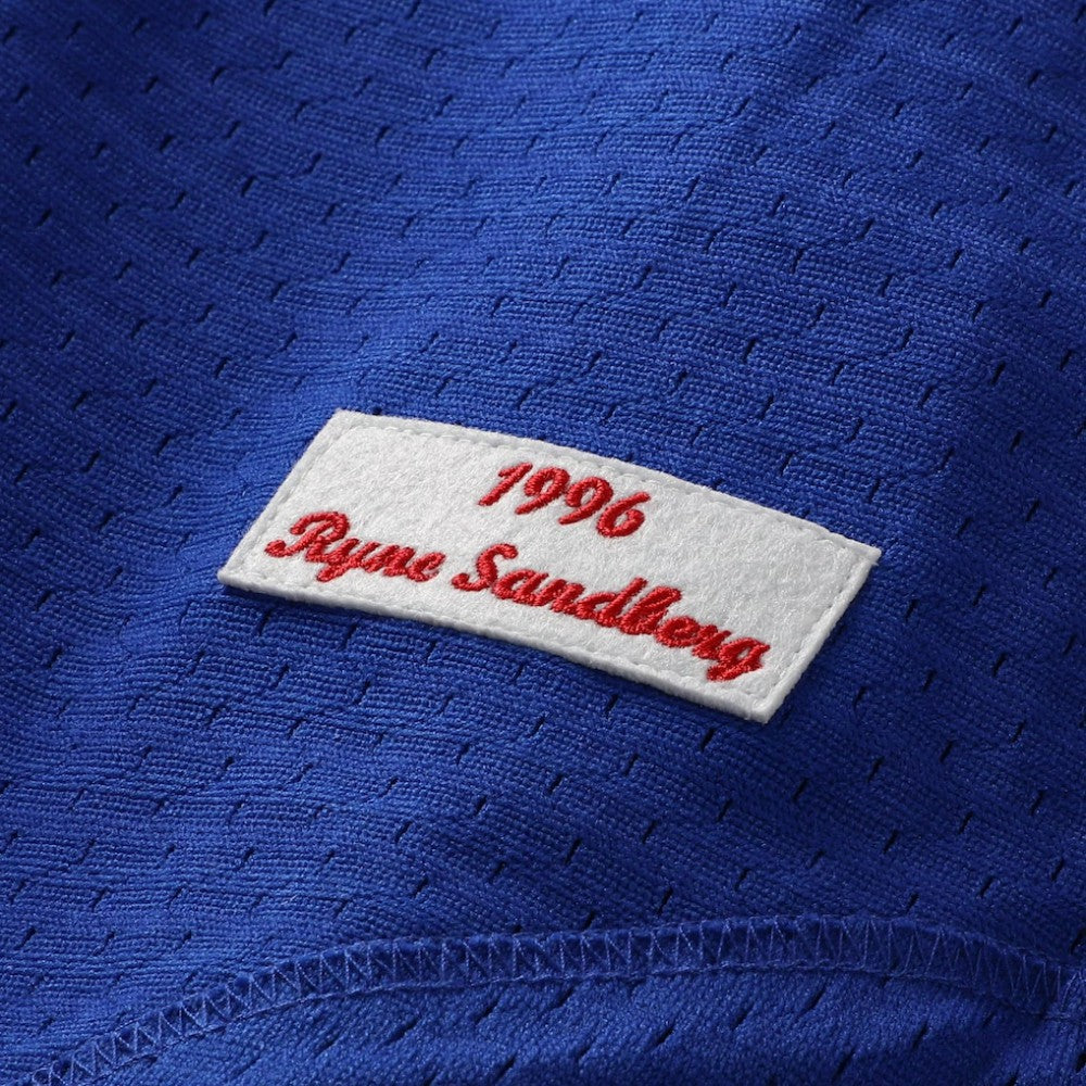 Ryne Sandberg Chicago Cubs Mitchell & Ness Cooperstown Collection 1996 Mesh Batting Practice Button-Up Jersey Sale