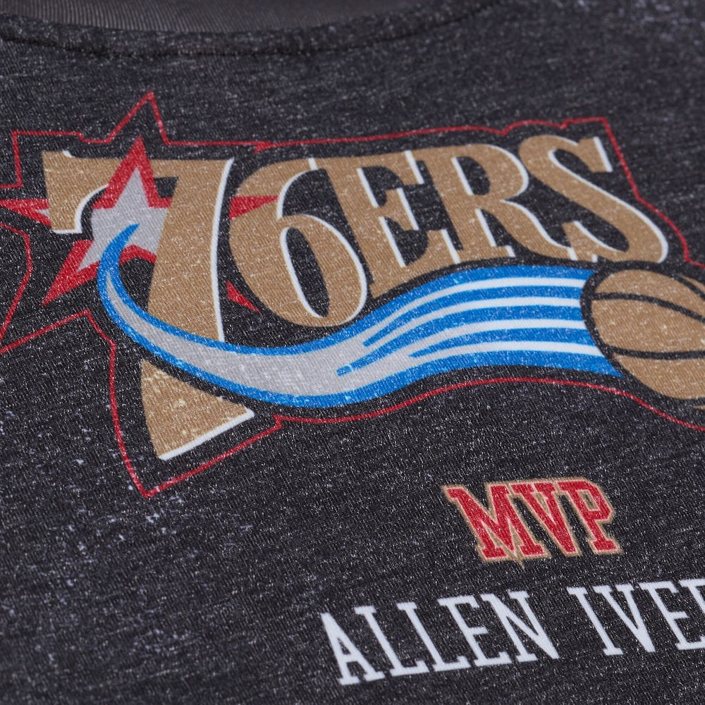 Mitchell & Ness Philadelphia 76ers Hardwood Classics Originals Collection 2000-2001 Team Roster T-Shirt Black