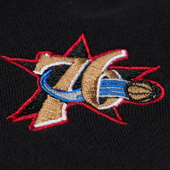 Mitchell & Ness Philadelphia 76ers Hardwood Classics Originals Collection 2000-2001 Team Roster Fleece Hoodie Black