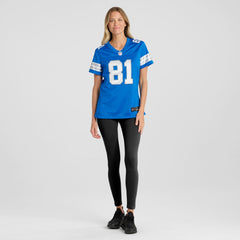 Calvin Johnson Detroit Lions Women's Team Retired Game Jersey - Blue - Nike