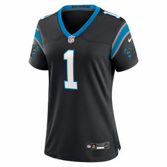 Cam Newton Carolina Panthers Women's Team Retired Game Jersey - Black - Nike