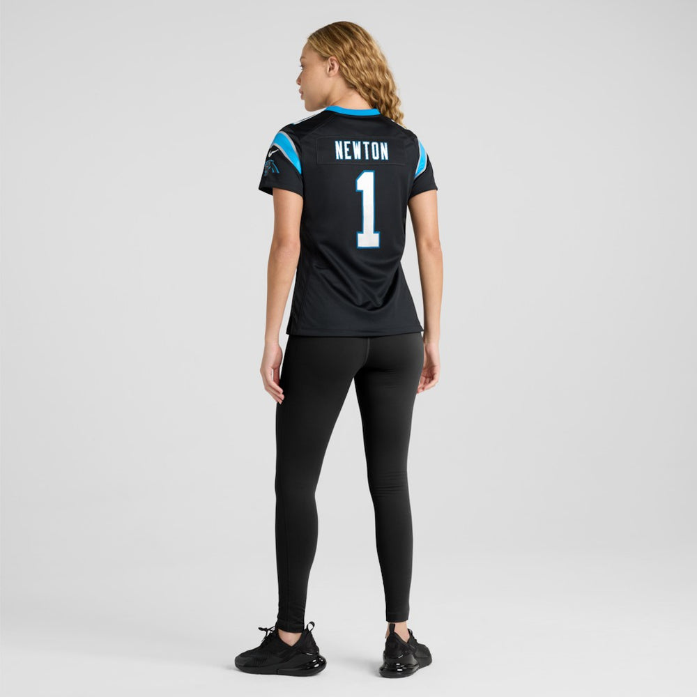 Cam Newton Carolina Panthers Women's Team Retired Game Jersey - Black - Nike