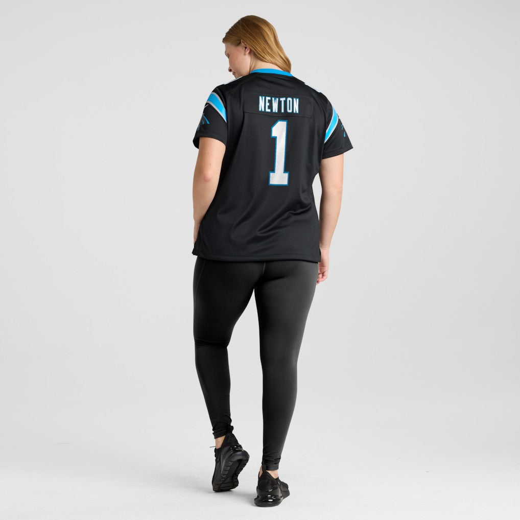 Cam Newton Carolina Panthers Women's Team Retired Game Jersey - Black - Nike