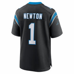 Cam Newton Carolina Panthers Team Retired Game Jersey - Black - Nike