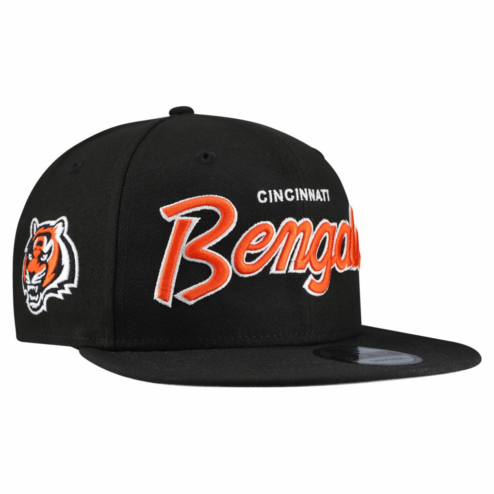 Cincinnati Bengals New Era Main Script 9FIFTY Snapback Hat - Kelly Green - NFL