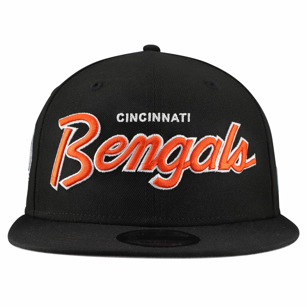 Cincinnati Bengals New Era Main Script 9FIFTY Snapback Hat - Kelly Green - NFL