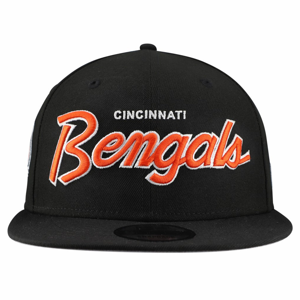 Cincinnati Bengals New Era Main Script 9FIFTY Snapback Hat - Kelly Green - NFL