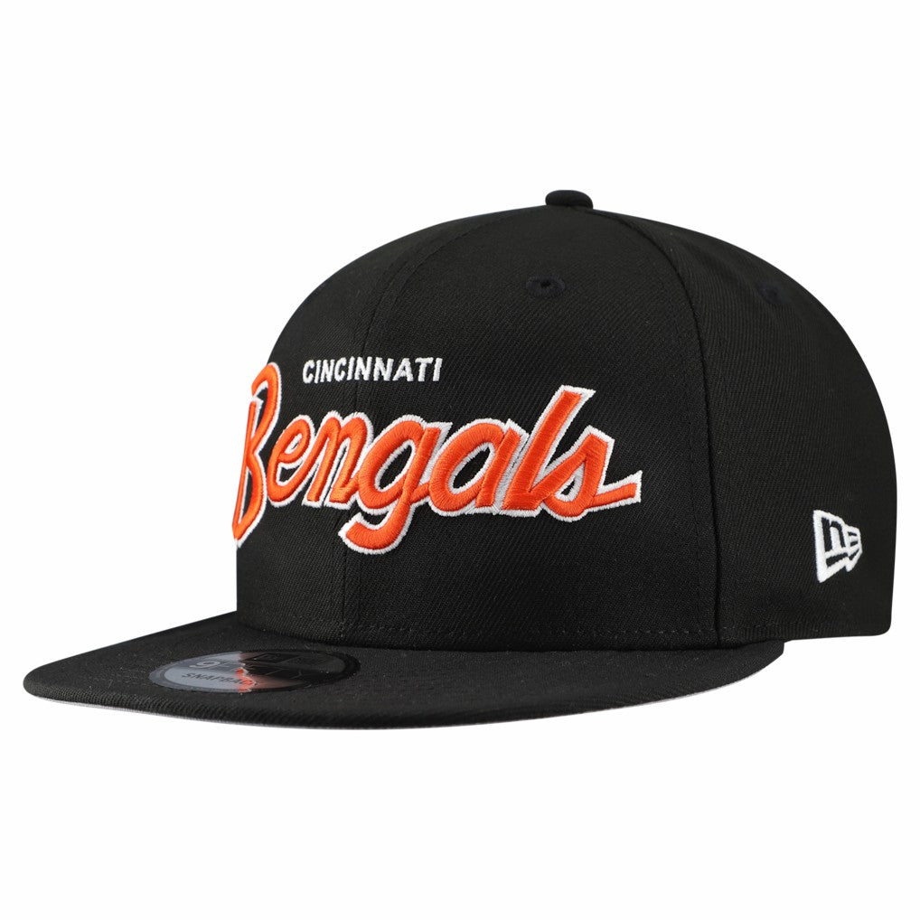 Cincinnati Bengals New Era Main Script 9FIFTY Snapback Hat - Kelly Green - NFL