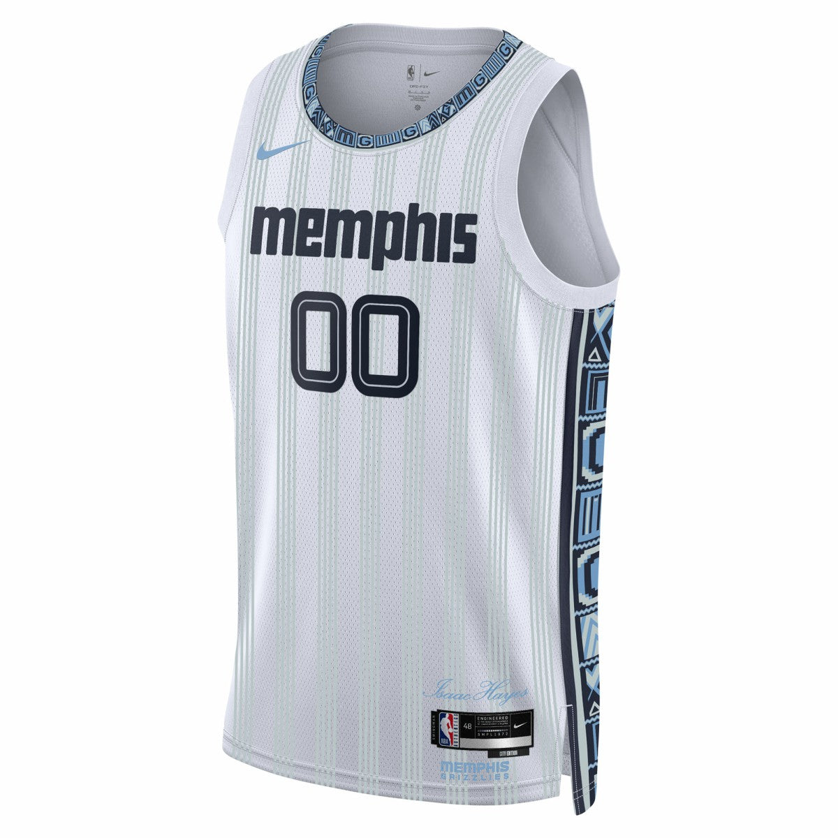 Nike Memphis Grizzlies Unisex 2025/26 City Edition Swingman Custom Jersey White