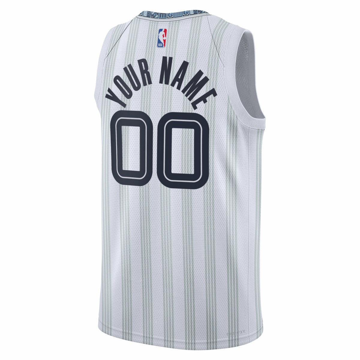 Nike Memphis Grizzlies Unisex 2025/26 City Edition Swingman Custom Jersey White
