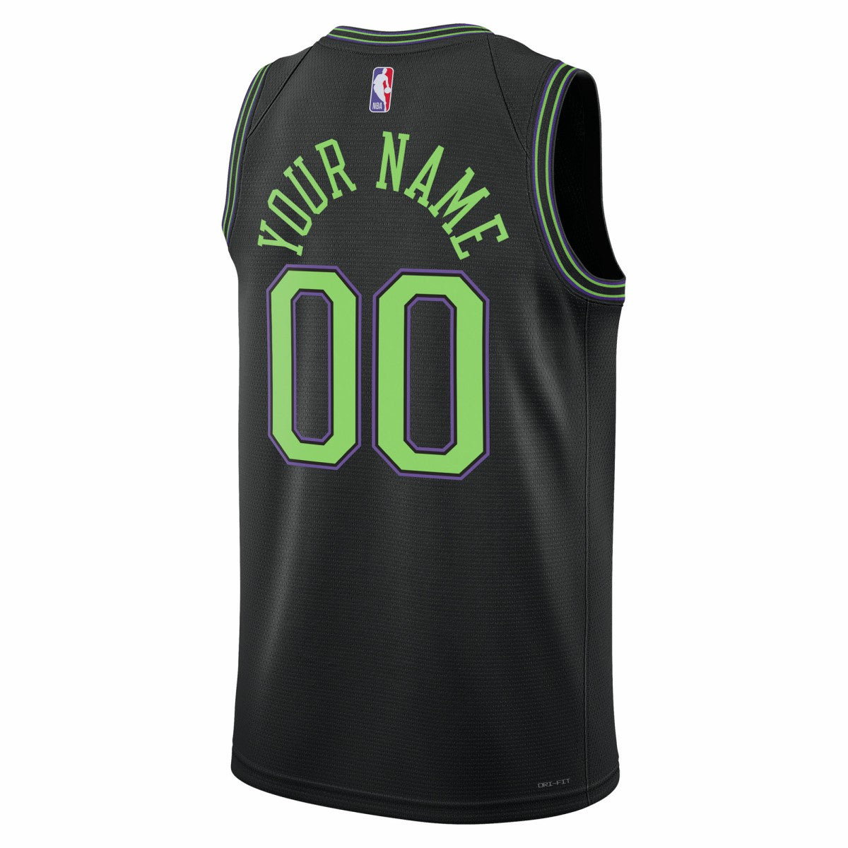 Nike New Orleans Pelicans Unisex 2025/26 City Edition Swingman Custom Jersey Black