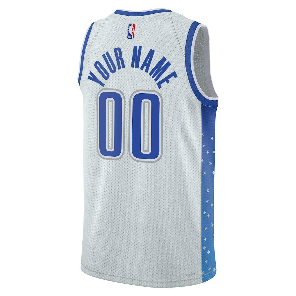 Nike Orlando Magic Unisex 2025/26 City Edition Swingman Custom Jersey Silver
