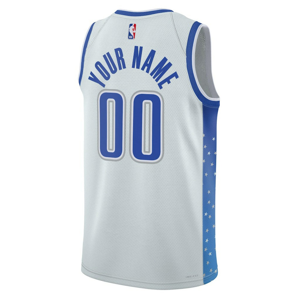 Nike Orlando Magic Unisex 2025/26 City Edition Swingman Custom Jersey Silver
