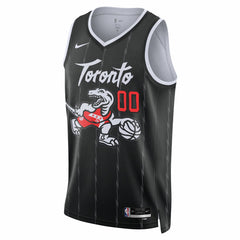 Nike Toronto Raptors Unisex 2025/26 City Edition Swingman Custom Jersey Black