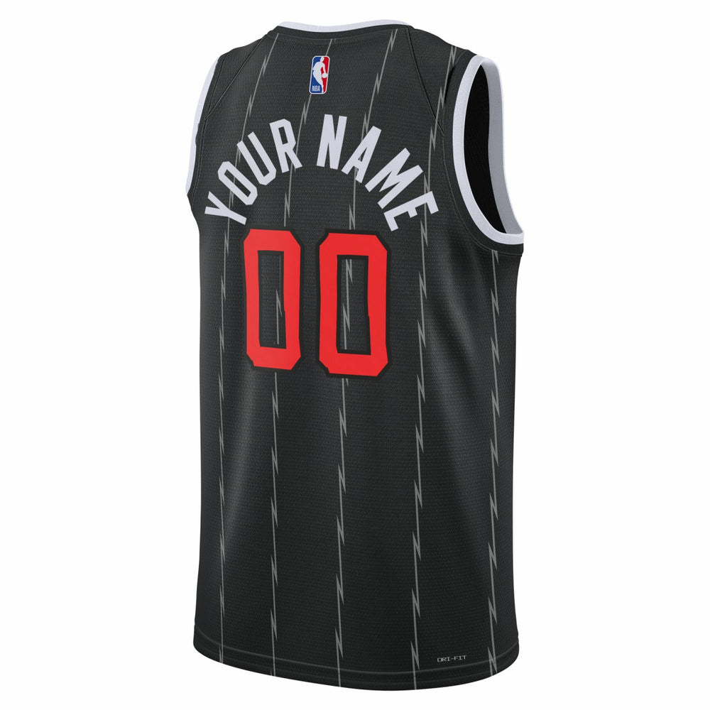 Nike Toronto Raptors Unisex 2025/26 City Edition Swingman Custom Jersey Black