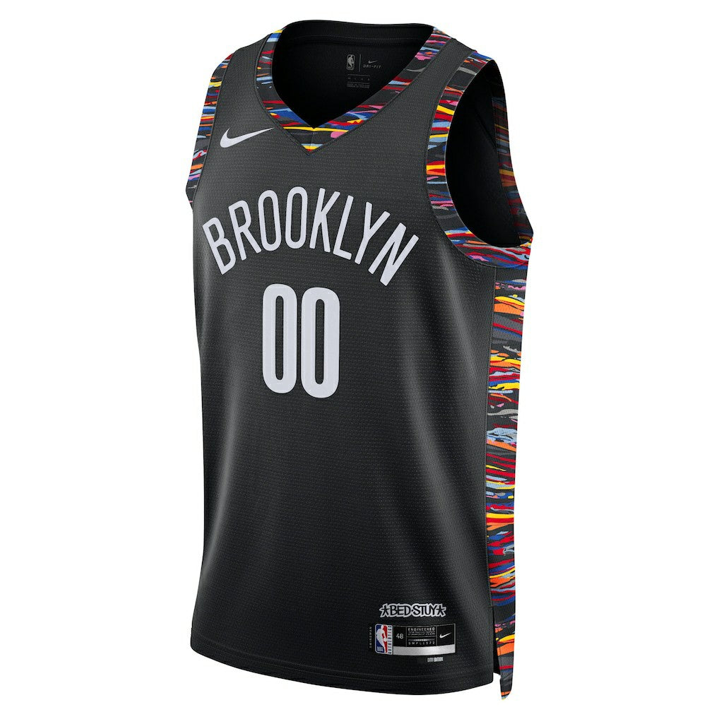 Nike Brooklyn Nets Unisex 2025/26 City Edition Swingman Custom Jersey Black