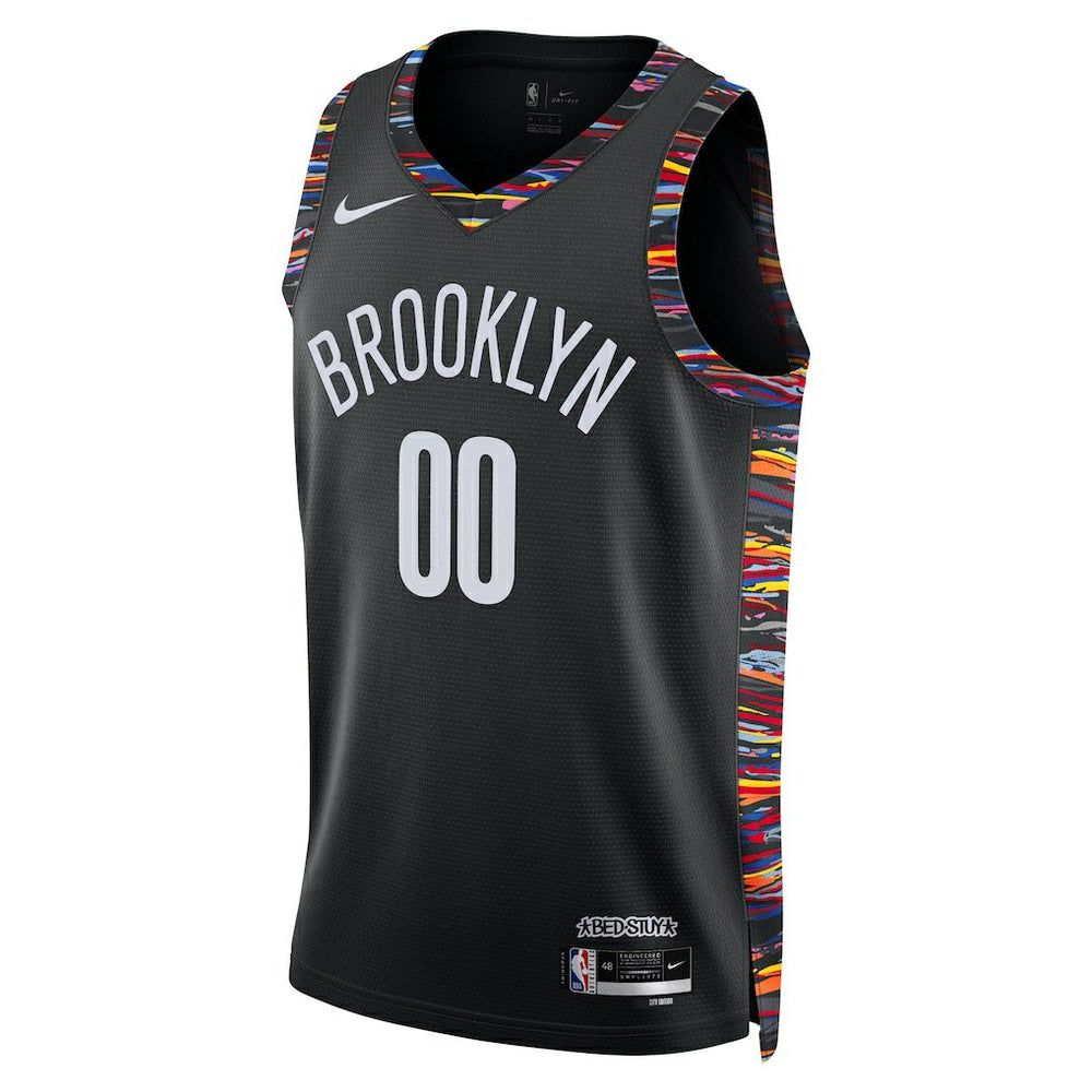 Nike Brooklyn Nets Unisex 2025/26 City Edition Swingman Custom Jersey Black