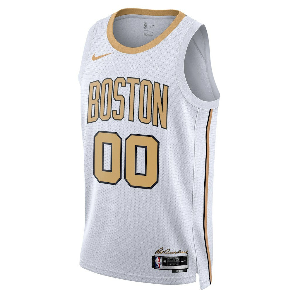 Nike Boston Celtics Unisex 2025/26 City Edition Swingman Custom Jersey White