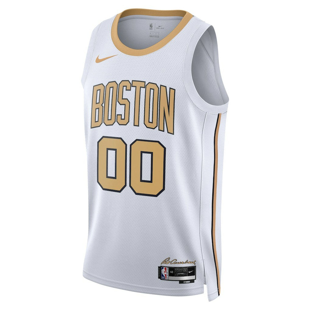 Nike Boston Celtics Unisex 2025/26 City Edition Swingman Custom Jersey White