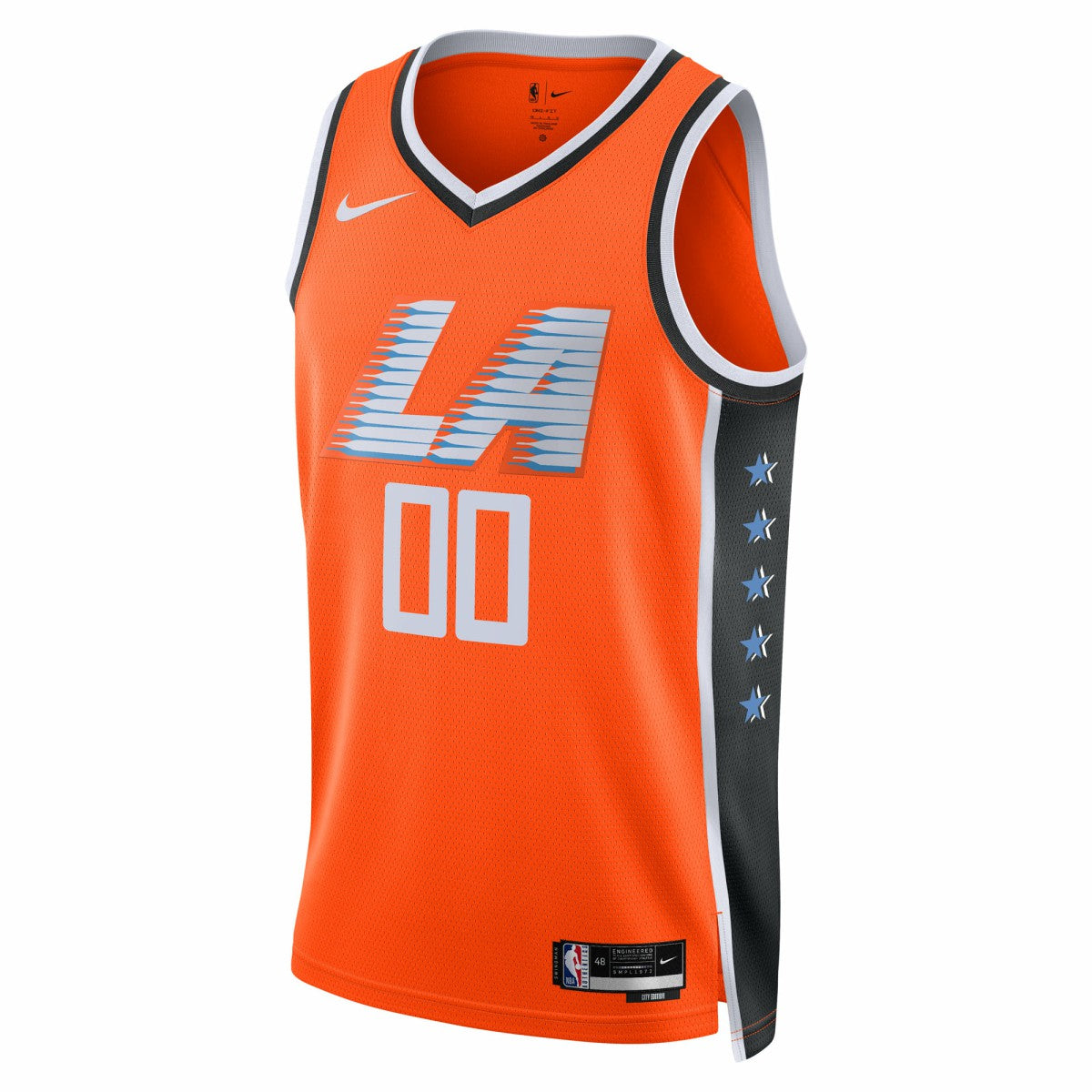 Nike LA Clippers Unisex 2025/26 City Edition Swingman Custom Jersey Orange