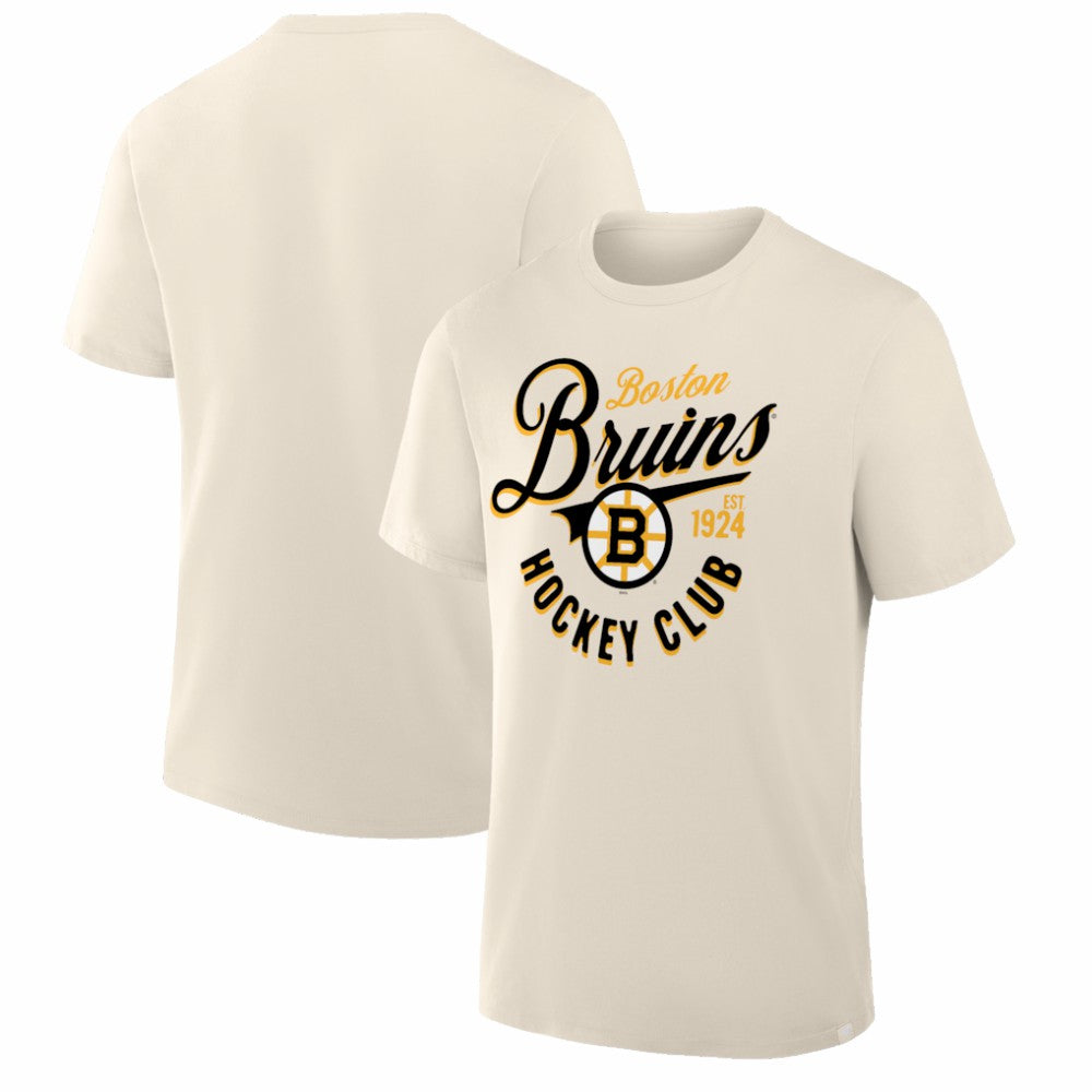 Boston Bruins Legacy T-Shirt - Cream | NHL Clearance
