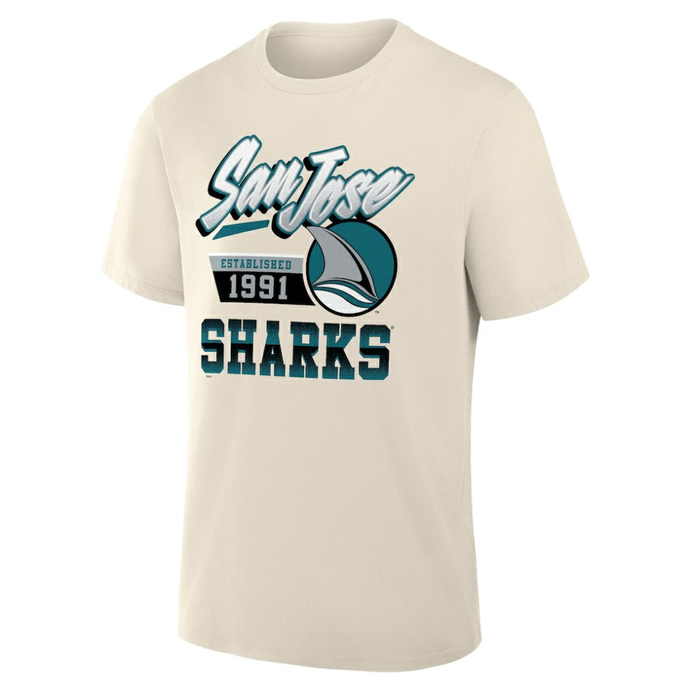 San Jose Sharks Alternate Legacy T-Shirt - Cream | NHL near me