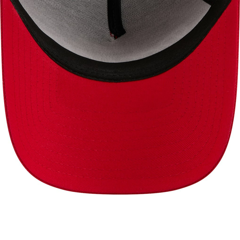 New Era Houston Rockets x Malbon Golf Unisex 9FORTY A-Frame Adjustable Hat Red
