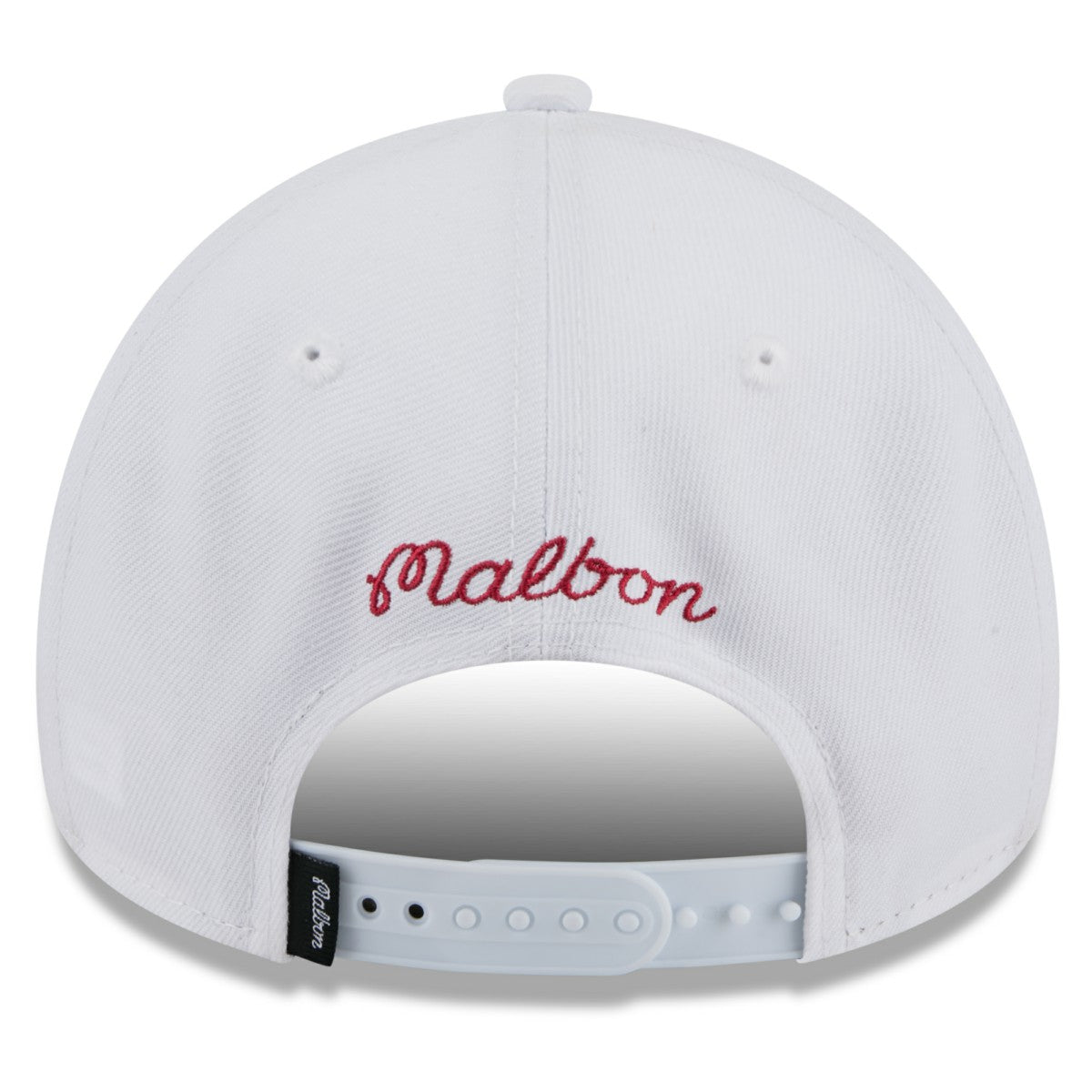 New Era Miami Heat x Malbon Golf Unisex 9FORTY A-Frame Adjustable Hat White