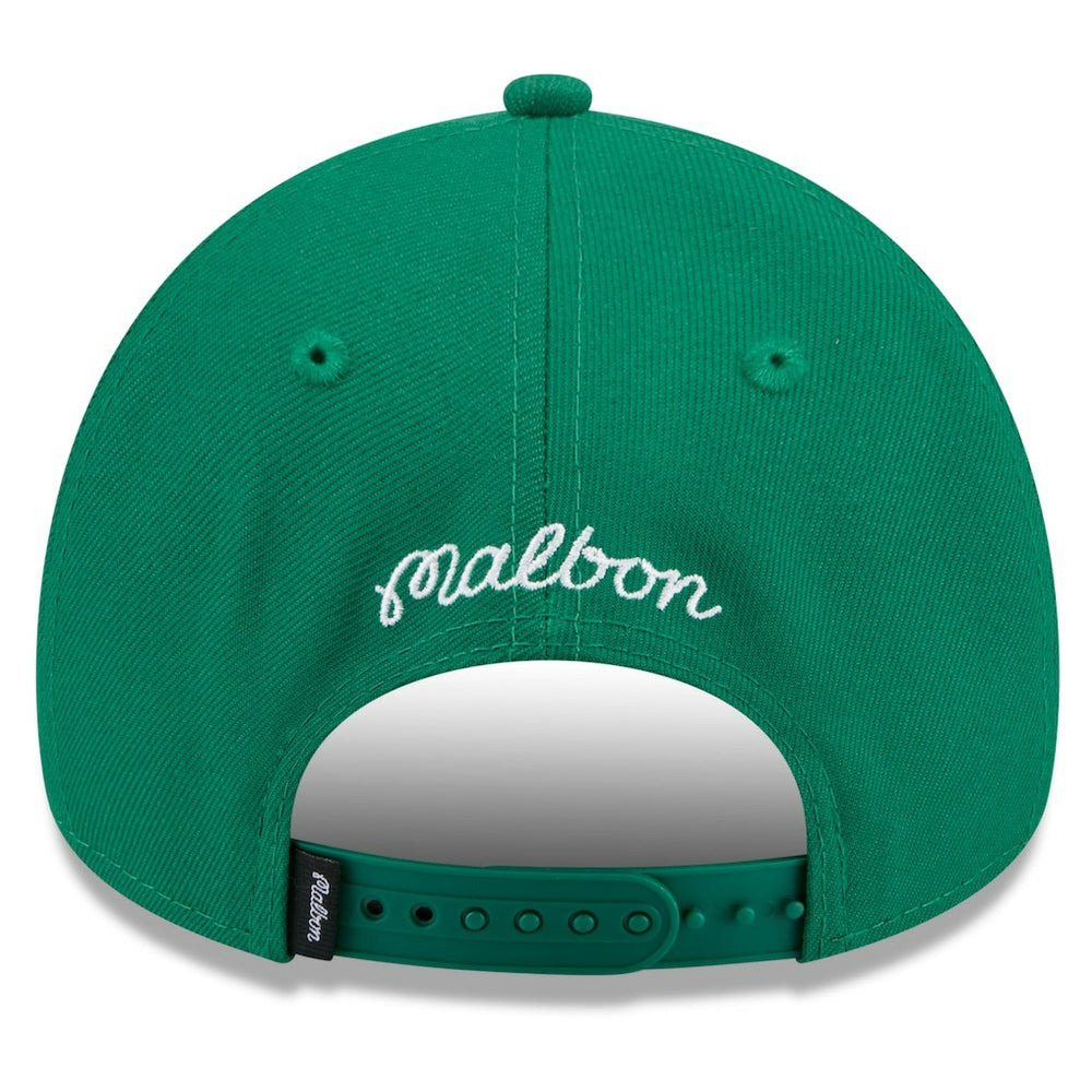 New Era Boston Celtics x Malbon Golf Unisex 9FORTY A-Frame Adjustable Hat Green