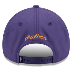 New Era Phoenix Suns x Malbon Golf Unisex 9FORTY A-Frame Adjustable Hat Purple