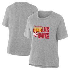 Atlanta Hawks Women's Noches Training T-Shirt Gray