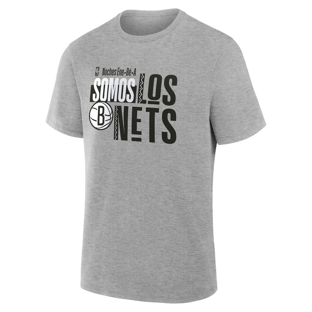 Brooklyn Nets Noches Training T-Shirt Gray