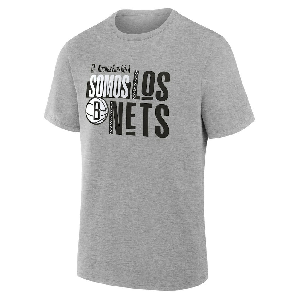 Brooklyn Nets Noches Training T-Shirt Gray