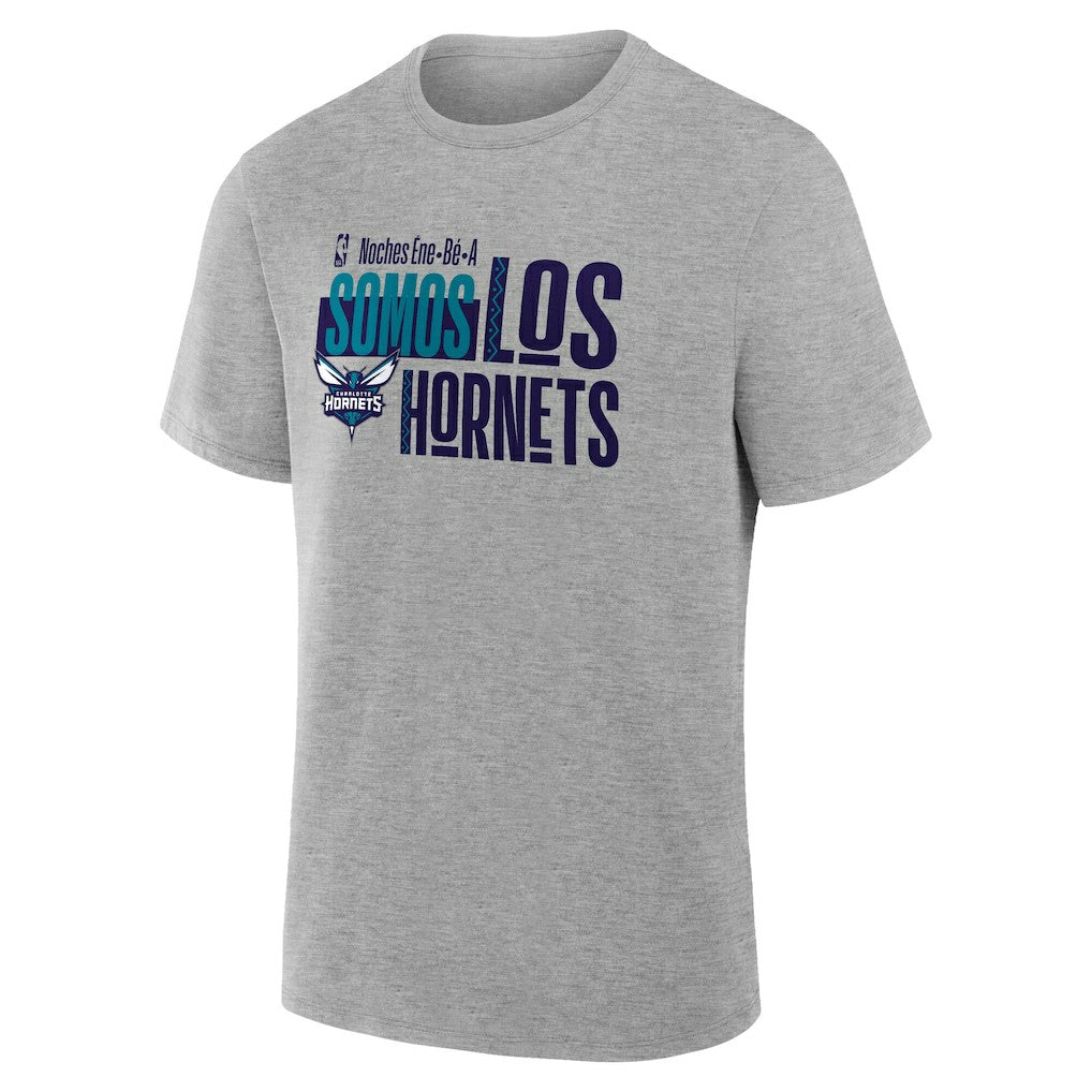 Charlotte Hornets Noches Training T-Shirt Gray