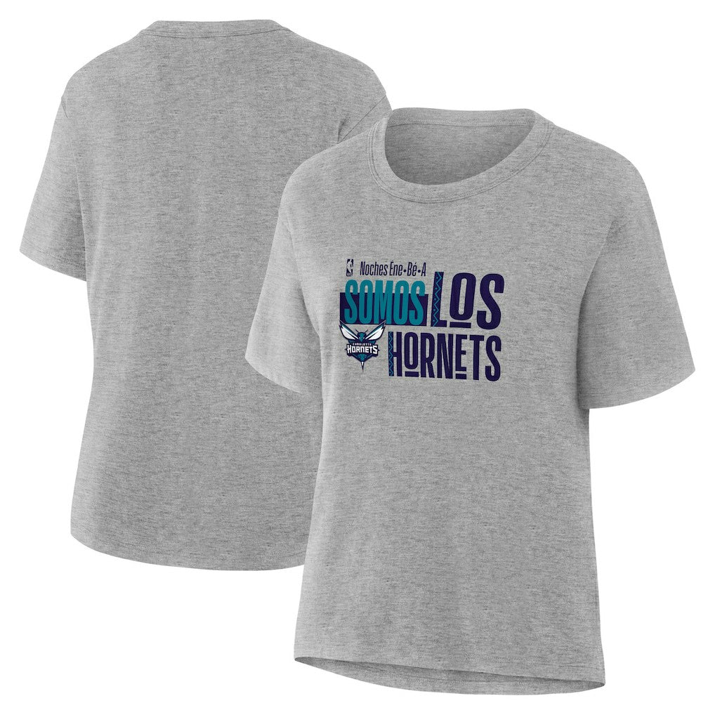 Charlotte Hornets Women's Noches Training T-Shirt Gray