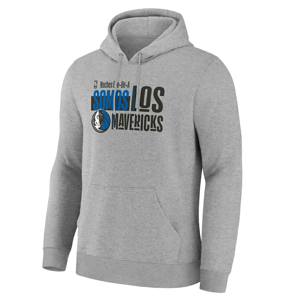 Dallas Mavericks Noches Training Hoodie Gray