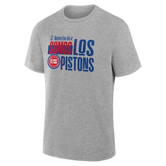 Detroit Pistons Noches Training T-Shirt Gray
