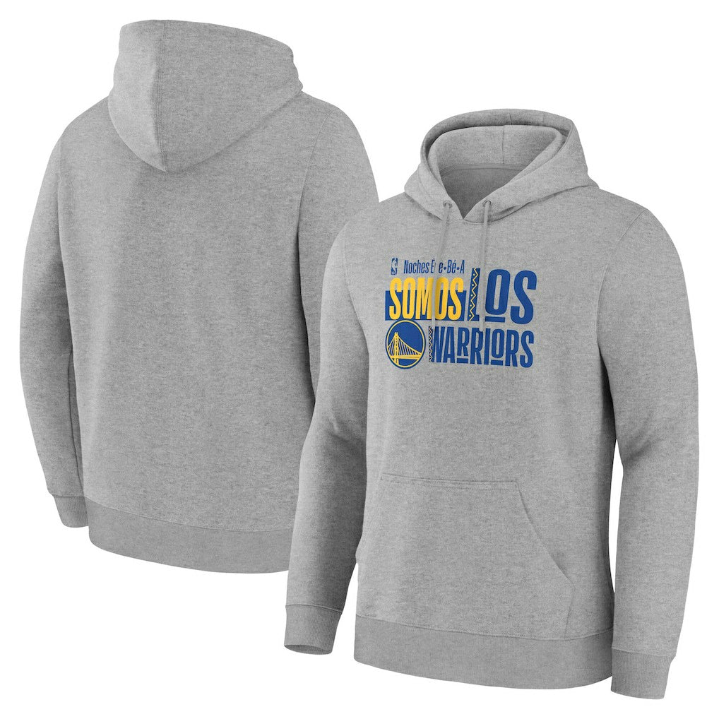 Golden State Warriors Noches Training Hoodie Gray
