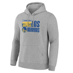 Golden State Warriors Noches Training Hoodie Gray