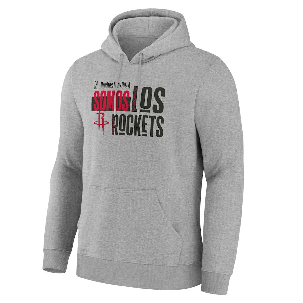 Houston Rockets Noches Training Hoodie Gray