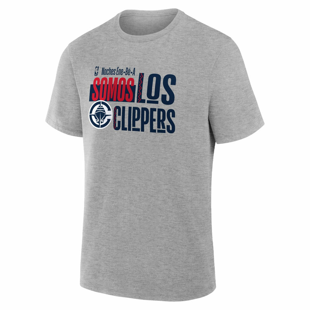 LA Clippers Noches Training T-Shirt Gray